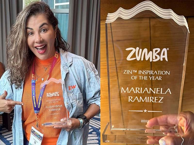 Zumba Inspiration of the Year Award 2025 Marianela Ramirez
